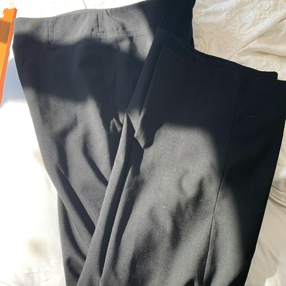 Philippe Adec wide leg black pants Adec2 size 8 or European 42